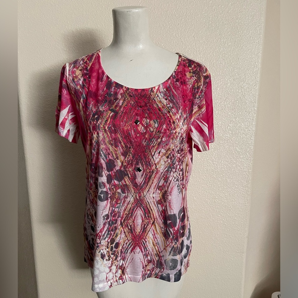 Colorful Embellished Tee